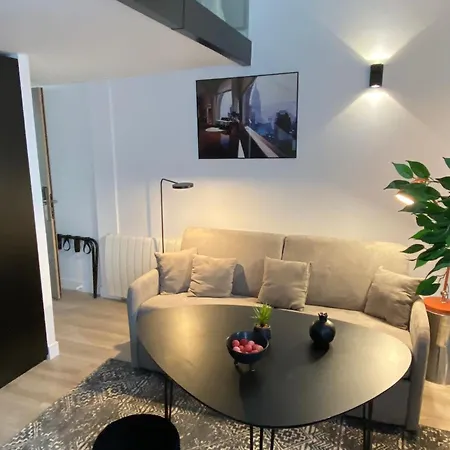 Apartamento B0 Mini Loft Duplex 175blo-paris Convention *