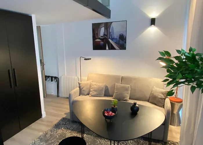 Apartamento B0 Mini Loft Duplex 175blo-paris Convention *